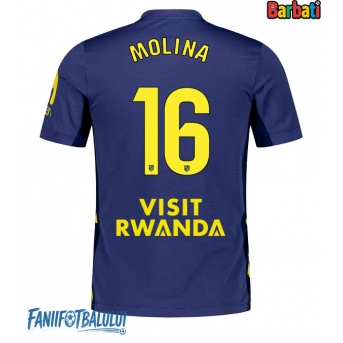 Atletico Madrid Nahuel Molina #16 Tricou Fotbal Replică 2025-26 Barbati Deplasare